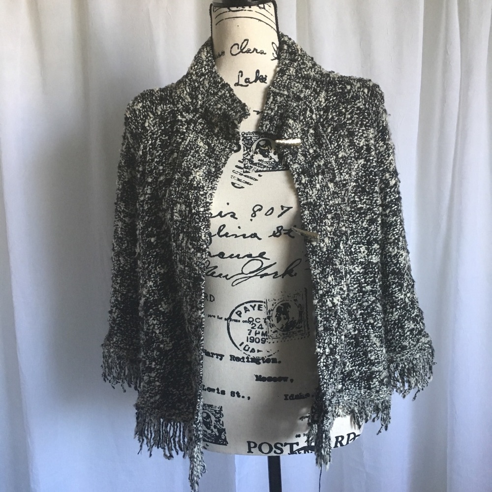 St. John Sport by Marie Gray Poncho Sweater - Picture 2 of 7